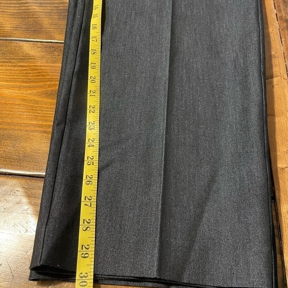 NWT Roz and Ali dark blue size 24 dress pants.  Blue denim look color - Picture 7 of 12